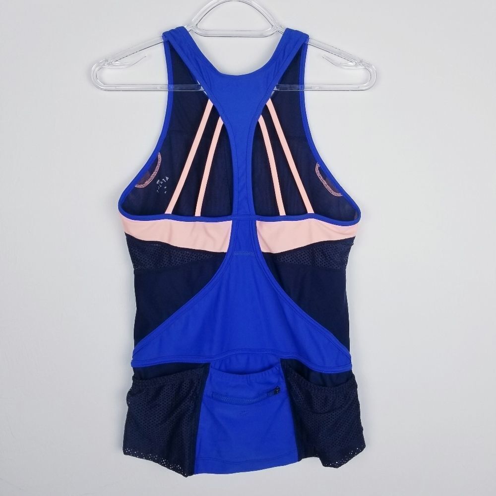 Athleta Color Block Racerback Workout Tank Top - Picture 4 of 6